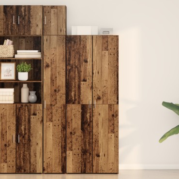 vidaXL Μπουφές Παλιό Ξύλο 70x42.5x185cm Μηχανικό Ξύλο 1 τεμ.