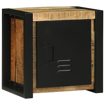 vidaXL Ντουλάπα Μπάνιου 40x30x40cm Στερεό Ξύλο Τραχύ Μάνγκο