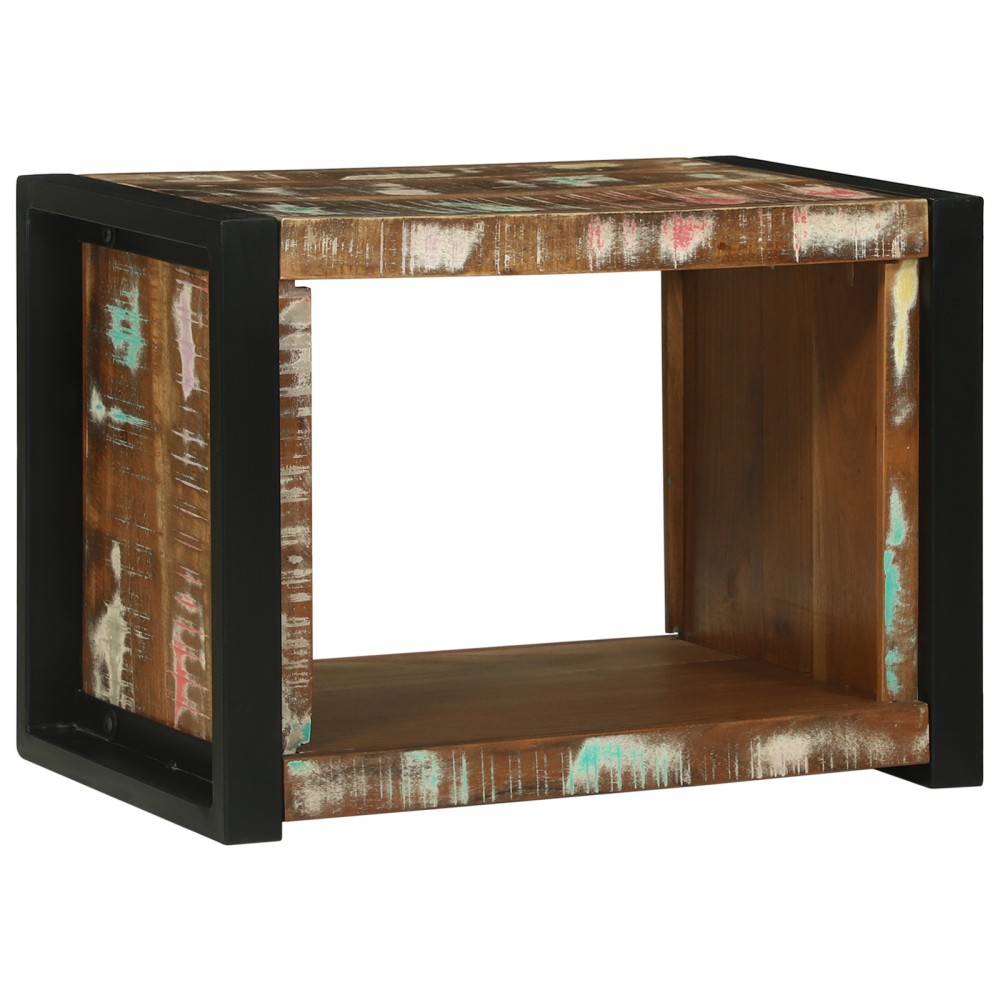vidaXL Kύβος τοίχου 55x35x40cm από μασίφ ανακυκλωμένο ξύλο