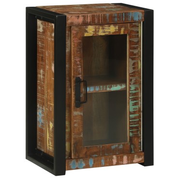 vidaXL Ντουλάπι Μπάνιου Πολύχρωμο 40x30x60cm Σταθερό Ξύλο Ανακυκλωμένο