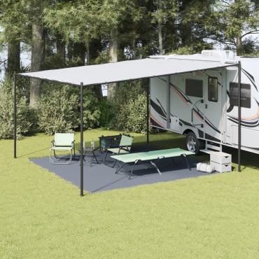vidaXL Αξεσουάρ Σκηνής Μπλε-Γκρι Πολυεστέρας 400 x 400 εκ. Αδιάβροχο