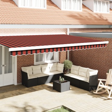 vidaXL Τέντα Valance για 5 μ πλαίσιο πορτοκαλί 4.8x0.2 μ