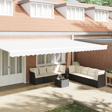 vidaXL Τέντα Valance για πλαίσιο 6 μ. Λευκή 5.8x0.2 μ.