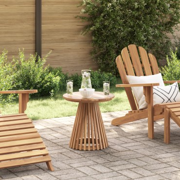 vidaXL Τραπέζι Κήπου 50x49.5cm Μασίφ Ξύλο Teak 1 τεμ.