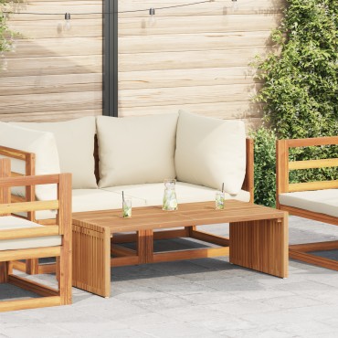 vidaXL Τραπεζάκι κήπου 110x55x35.5cm Μασίφ ξύλου teak 1 τεμ.