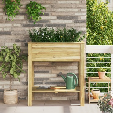 vidaXL Ράφι Φυτών 85x46x94 εκ Επεξεργασμένο Ξύλο Πεύκου