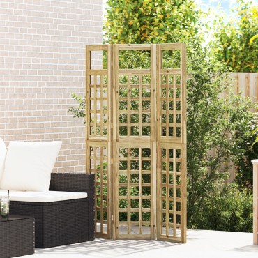 vidaXL Εξωτερική Οθόνη 120x180cm Μασίφ Ξύλο Πεύκου