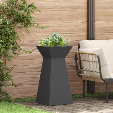vidaXL Βάση Φυτών Μαύρη Πλαστική 35 x 35 x 73 εκ. Γλάστρες Βάση Φυτών