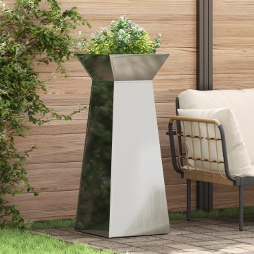 vidaXL Βάση Φυτών Γαλβανισμένο ατσάλι 40 x 40 x 101 εκ. Ανθεκτική