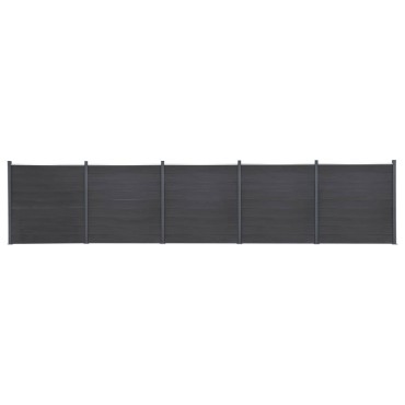 vidaXL Σετ Πάνελ Περίφραξης Καφέ 872x186cm από WPC
