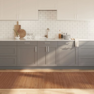 vidaXL Χαλί Ορθογώνιο Καφέ 100x300cm Μπαμπού