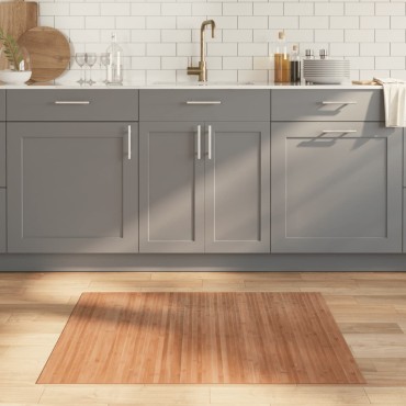 vidaXL Χαλί Ορθογώνιο Φυσικό 80x100cm Μπαμπού