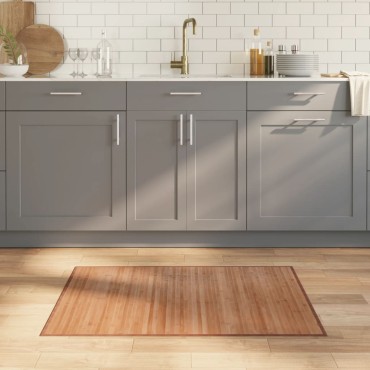 vidaXL Χαλί Ορθογώνιο Φυσικό 70x100cm Μπαμπού