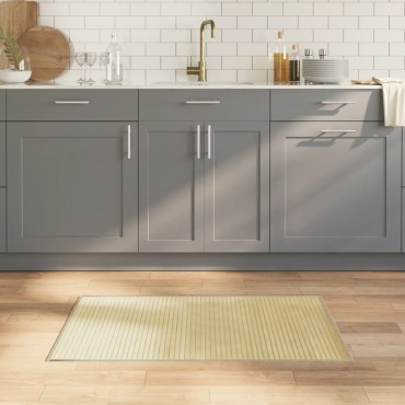 vidaXL Χαλί Ορθογώνιο Ανοιχτό Φυσικό 60x100cm Μπαμπού