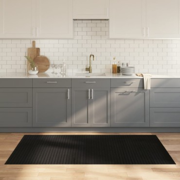 vidaXL Χαλί Ορθογώνιο Μαύρο 100x200cm Μπαμπού