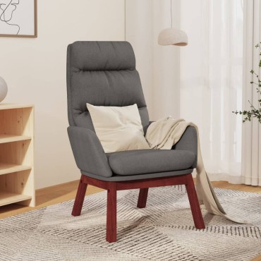 vidaXL Πολυθρόνα Relax Ανοιχτό Γκρι Υφασμάτινη 70x77x98cm 1 τεμ.