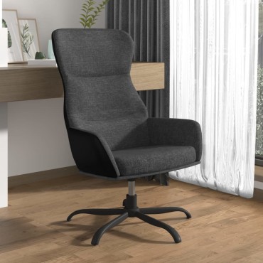vidaXL Πολυθρόνα Relax Σκούρο Γκρι Υφασμάτινη 70x77x94cm 1 τεμ.