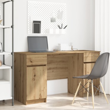 vidaXL Γραφείο Artisan Oak 140x49x76cm Επεξεργασμένο ξύλο 1 τεμ.
