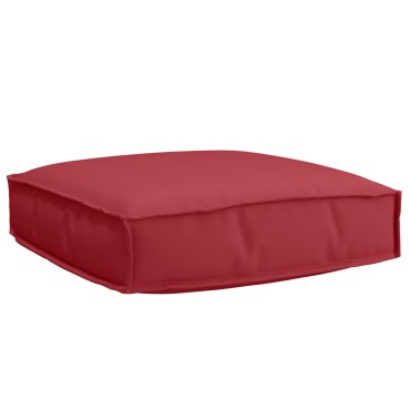 vidaXL Σετ Μαξιλαριών Παλέτας 2 Τεμαχίων Wine Red Oxford Fabric
