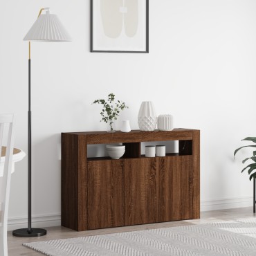 vidaXL Κονσόλα Καφέ Δρυός Επεξεργασμένο Ξύλο 116x30x75cm Κονσόλα 1 τεμ.