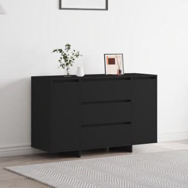 VidaXL Μπουφές Μαύρος 120x41x75cm Επεξεργασμένο ξύλο 1 τεμ.