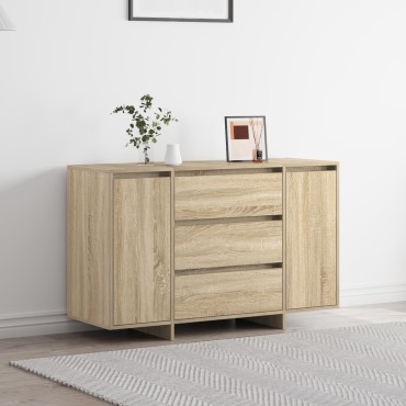 vidaXL Κονσόλα Σο노μά Δρυς 120x41x75cm Κατασκευασμένο Ξύλο 1 τεμ.