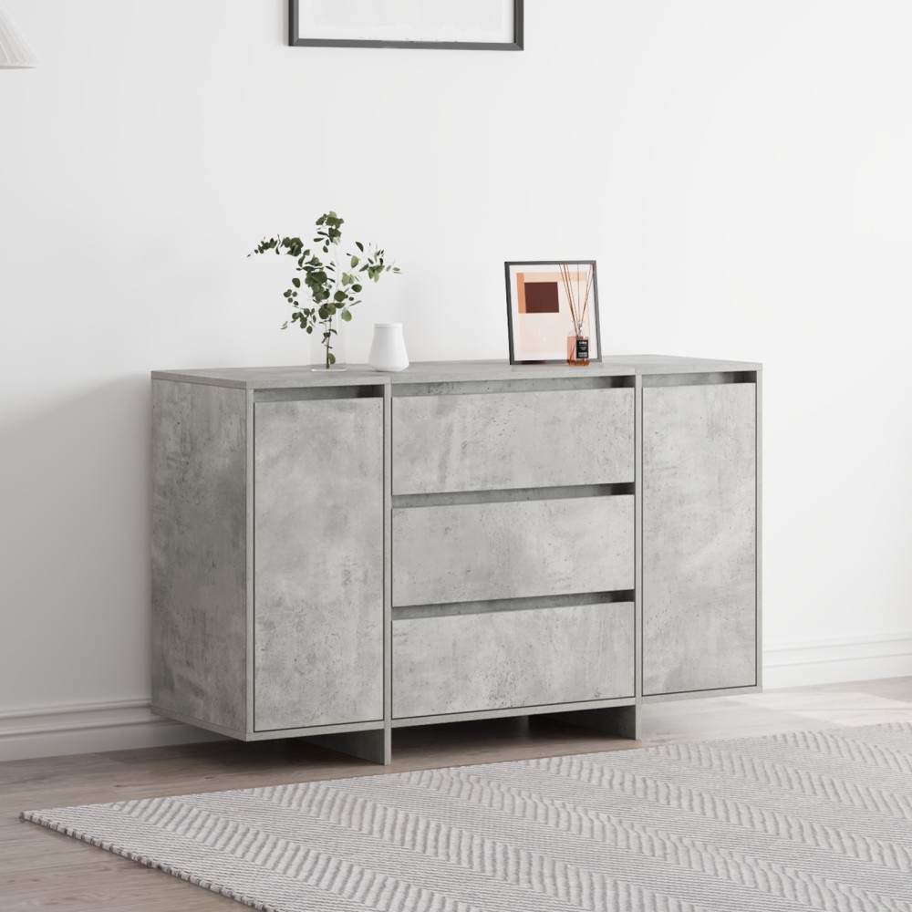 vidaXL Μπουφές Σκυρόδεμα Γκρι 120x41x75cm Κατασκευασμένο Ξύλο 1 τεμ.
