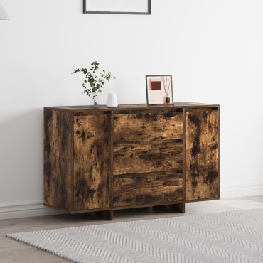 vidaXL Μπουφέ Καπνιστού Δρυός 120x41x75cm Επεξεργασμένο Ξύλο 1 τεμ.