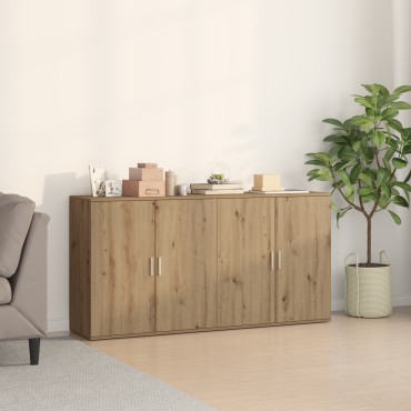 vidaXL Σύνθετα 2 τεμ. Καρυδιά 79x38x80cm Επεξεργασμένο ξύλο