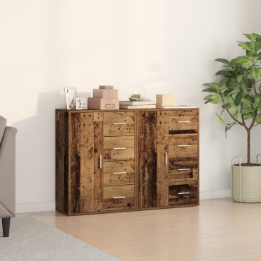 vidaXL Σερβάν 2 τεμ. Παλιό Ξύλο 60x31x84cm Μηχανευμένο Ξύλο
