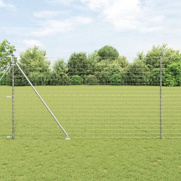 vidaXL Euro Fence με 7 ακίδες 1.5x10 μ Γαλβανισμένος χάλυβας