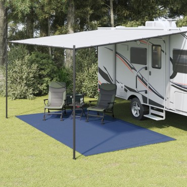 vidaXL Χαλί Σκηνής Μπλε 4x3.5 μ