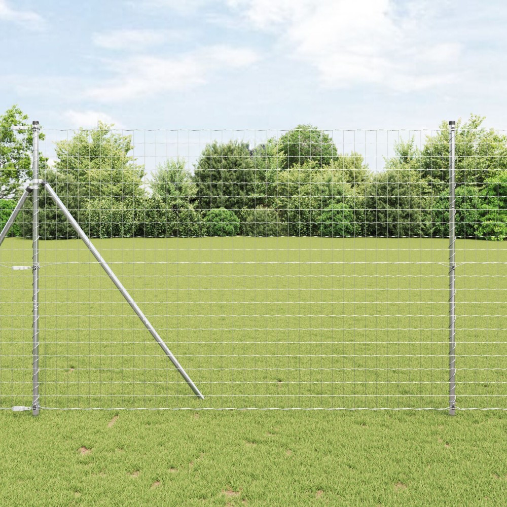 vidaXL Euro Fence 1.5x10 μ Γαλβανισμένος Χάλυβας 1000x0.2x150cm
