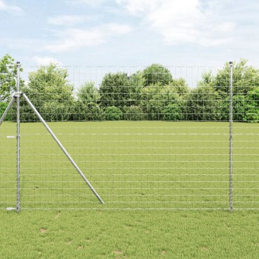 vidaXL Euro Fence 1.5x10 μ Γαλβανισμένος Χάλυβας 1000x0.2x150 cm