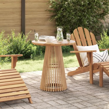 vidaXL Τραπέζι Κήπου 70x75cm Μασίφ Ξύλο Teak 1 τεμ.