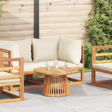 vidaXL Τραπέζι Καφέ Κήπου 70x40cm Μασίφ Ξύλο Teak 1 τεμ.