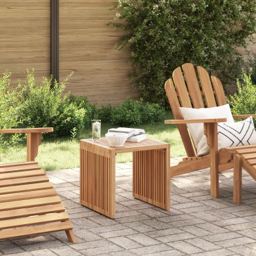 vidaXL Τραπεζάκι Κήπου 45x42.5x45cm Μασίφ Ξύλο Teak 1 τεμ.