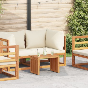 vidaXL Τραπεζάκι Κήπου 50x32.5x35cm Μασίφ ξύλο teak 1 τεμ.