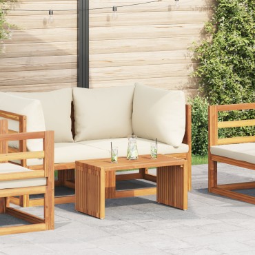 vidaXL Τραπεζάκι Κήπου 70x37.5x35.5cm Μασίφ Ξύλο Teak 1 τεμ.