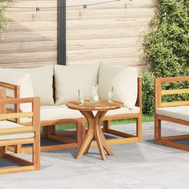vidaXL Τραπέζι Καφέ Garden 55x51cm Μασίφ Ξύλο Teak 1 τεμ.