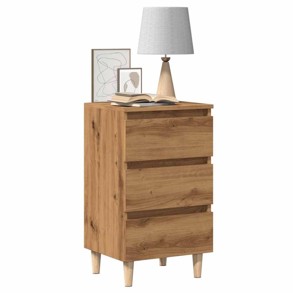 vidaXL Κομοδίνο 40x35x69cm από Επεξεργασμένο Ξύλο 1 τεμ.