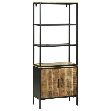 vidaXL Υψηλός Πίνακας 70x35x180cm Στερεό Ξύλο Μάνγκο 1 τεμ.