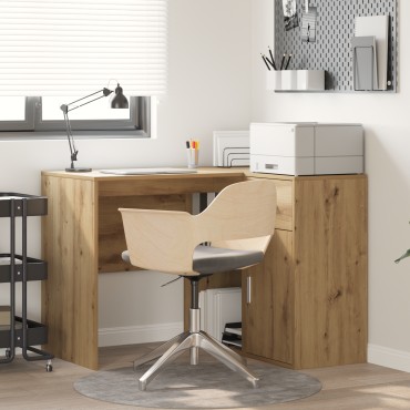 vidaXL Γωνιακό Γραφείο Δρυς 102x88x75cm Επεξεργασμένο Ξύλο 1 τεμ.
