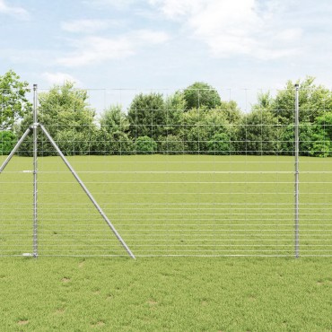 vidaXL Field Fence 1.6x25 μ Γαλβανισμένο Ατσάλι