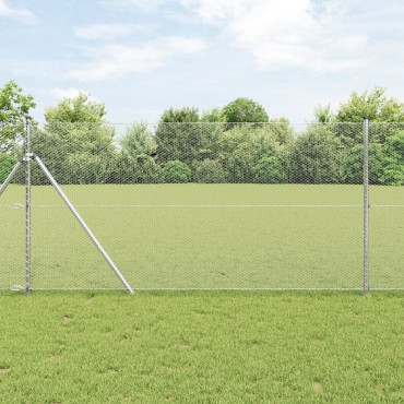 vidaXL Hexagon Fence 1.2x50 m Γαλβανισμένος Χάλυβας