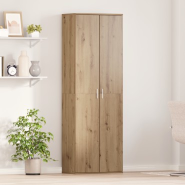 vidaXL Υψηλό Ντουλάπι Καλλιτεχνικής Δρυός 60x35x180cm Επεξεργασμένο Ξύλο