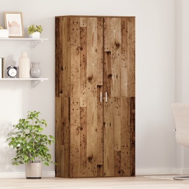 vidaXL Υψηλό ντουλάπι Παλιό Ξύλο 80x39x178cm Κατασκευασμένο Ξύλο