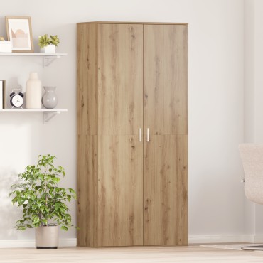 vidaXL Υψηλή Ντουλάπα Ξύλο Καρυδιά 80x39x178cm Επεξεργασμένο Ξύλο