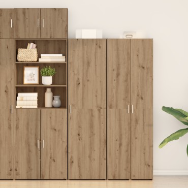 vidaXL Highboard από δρυ 50x42.5x185cm Σχεδιασμένο ξύλο 1 τεμ.