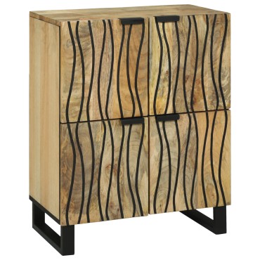 vidaXL Έπιπλο 60x33.5x75cm μασίφ ξύλο μάνγκο και κατασκευασμένο ξύλο 1 τεμ.